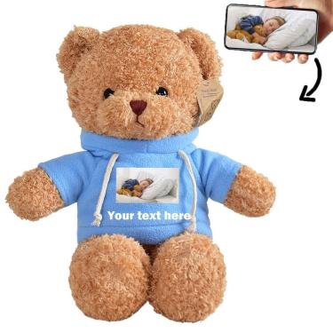Imagem de Bicho de pelúcia personalizado para namorados com ursinho de pelúcia de 20 cm