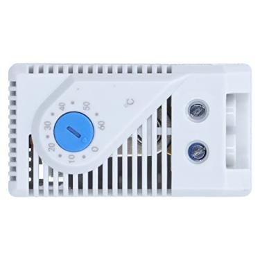 Imagem de KTS 011 Termostato Mecânico, Controlador Bimetálico, Ajustável 0-60 ° C Normalmente Aberto, o Trilho DIN Montagem para Controle do Ventilador de Gabinete Elétrico