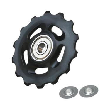 Imagem de rockible Rolo guia de polia do desviador traseiro, roda de montanha, bicicletas de estrada, unidade estável, confiável, leve e resistente , 14T