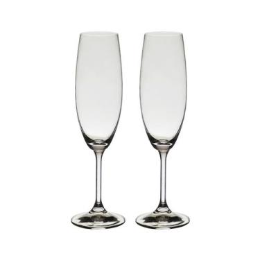 Imagem de Taça De Cristal Bohemia Para Champanhe 220 ml Anna 2 Peças - Bohemia C