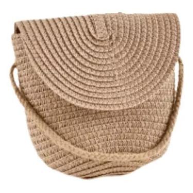 Imagem de Bolsa Feminina Praia Tiracolo Pequena Ombro Verão - NS, Caramelo