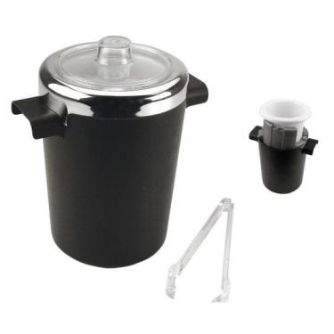 Imagem de Cooler e Balde Para Gelo 2 em 1 com Placas Térmicas e 1 Pinça Dynasty saldão.