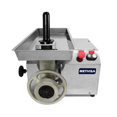 Imagem de Picador Moedor De Carne Profissional Para Açougues Boca 22 Aço Carbono 1CV PCL22L Metvisa 220V