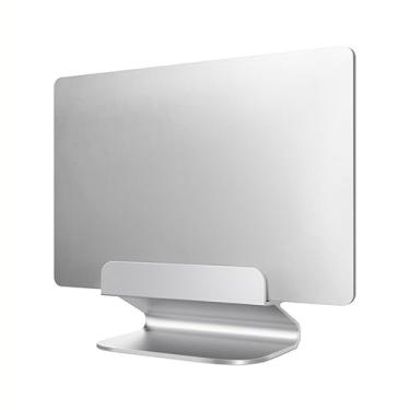 Imagem de Suporte para laptop Suporte vertical para laptop, suporte ajustável de mesa para laptop, portátil de alumínio, economiza espaço Elevador para laptop