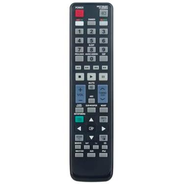 Imagem de Beyution AH59-02305A Controle remoto de substituição compatível com amplificador de DVD Blu-ray Samsung AH59-02489A AH5902489A HT-E5530 HT-E5500 HT-E5550W HT-E5500K HT-E5550W/XY KHT-E5550K