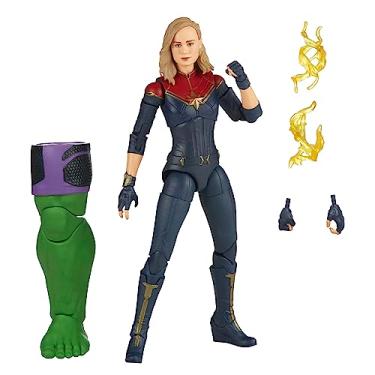 Imagem de Boneca Marvel Legends Series The Marvels - Figura de 15 cm com acessórios - Capitã Marvel - F3680 - Hasbro