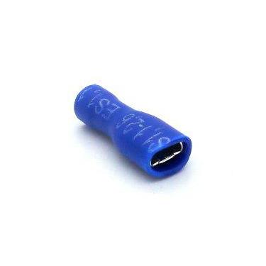 Imagem de Terminal Faston Fêmea Totalmente Isolado em PVC 16-14 AWG 1.1 á 2.5mm 
