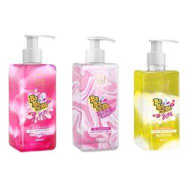 Imagem de Kit 12 Gel Hidratante Frutas Vermelhas Soul Cosméticos 280ml  Nutrição