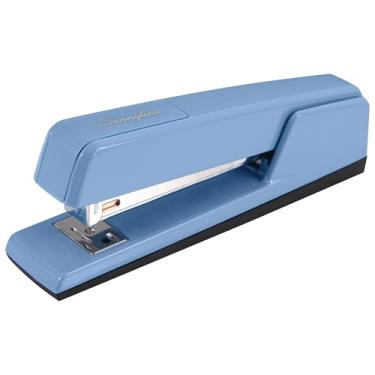 Imagem de Swingline Grampeador, capacidade para 30 folhas, grampeador clássico 747, sem atolamento, metal, azul celeste (74708)
