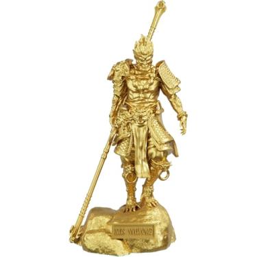 Imagem de Estátua Rei Macaco Sun Wukong - Jornada ao Oeste (Cor Ouro)