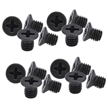 Imagem de Tornillo3x8 Avellanado Negro Viti3a Svasata 50 Unidades Kit de Parafusos Cruzados Escareados DIN 965 Preto Galvanizado Variedade de Parafusos de Máquina A2?70 (M3*4)