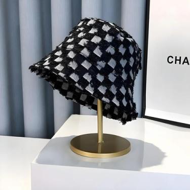 Imagem de Chapéu Balde de Algodão Feminino - Aba Larga, Proteção Solar, Moda Ver