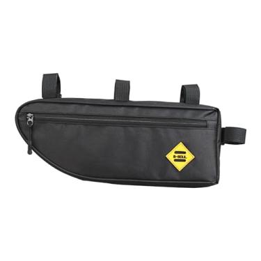 Imagem de oshhni Bolsa de armazenamento para quadro de bicicleta, bolso, fácil instalação, portátil, para deslocamento, sob o tubo superior, bolsa de ciclismo, para, S