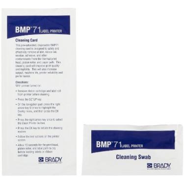 Imagem de Brady Kit de limpeza M71-CLEAN para impressora de etiquetas BMP71
