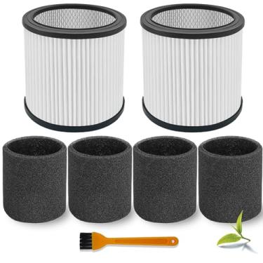 Imagem de LVJUSEN Cartucho de filtro 08-2566B para aspiradores úmidos/secos Stanley 5-18 galões, compatível com SL18115/SL18115P/SL18116/SL18116P/SL18191P/SL18199P/ SL18117 Aspirador a Seco/Molhado - Pacote com