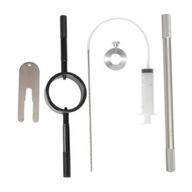 Imagem de menolana Kit de ferramentas de manutenção universal para garfo de motocicleta Conjunto de ferramentas de manutenção de alumínio Barra de amortecedor completa