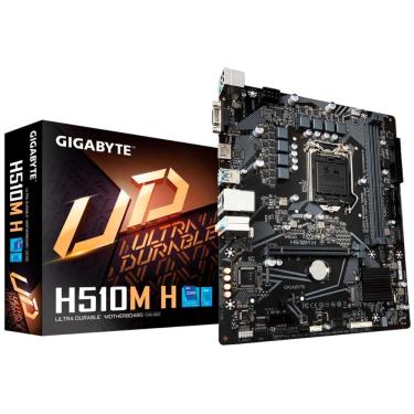 Imagem de Gigabyte H510M-H (LGA 1200 - DDR4 3200) - Chipset H510 - USB 3.2 - Slot M.2