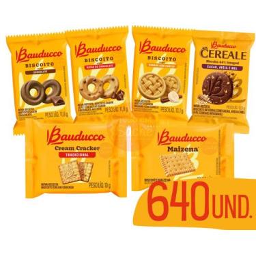 Imagem de Bolacha Biscoito Em Sache Bauducco Todos Sabores  640 sachês