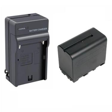 Imagem de Kit Bateria E Carregador Np-F960 / Np-F970 Sony, Monitores E - Worldvi