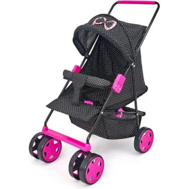 Imagem de Carrinho De Boneca Passeio Luxo Bebê Reborn Infantil Menina,