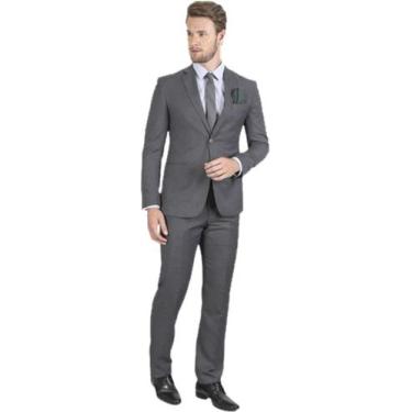 Imagem de Terno Slim Masculino Oxford com Colete - Mega Oferta em  7 Cores - Sto