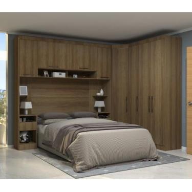 Imagem de Guarda Roupa Dormitório Modulado Paris Casal Queen 1,58 m Canto - Roup