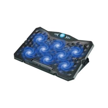 Imagem de Suporte Notebook Cooler USB 12" a 19" 8 Ventoinhas Ângulo Ajustável Ob