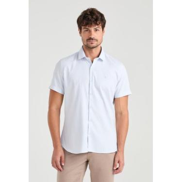 Imagem de Camisa Docthos Slim Manga Curta Xadrez, 004 cinza claro, EG