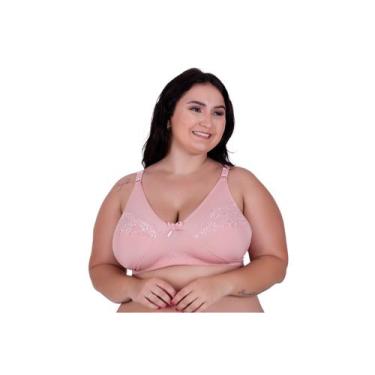 Imagem de Sutiã Plus Size sem Bojo Super Reforçado Sustentação - c1 SUTIÃ CETINE