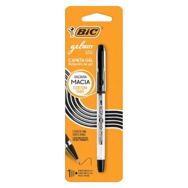 Imagem de BIC, Caneta em Gel, Gelocity, Ponta Fina, Preto, 1 Unidade