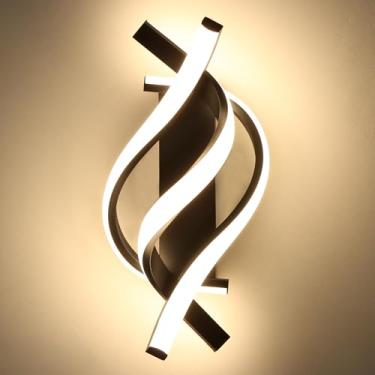 Imagem de Homdec Arandela de parede LED RV de 12 volts com interruptor, lâmpada de leitura de cabeceira 3400K branco brilhante 13W 680LM RV com lente de silicone, luminária interior de 12 V para trailer