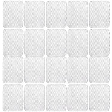 Imagem de Coberturas de grelha descartáveis para grelha ao ar livre, tapetes de grelha de 15,3 x 12 polegadas evitam que os alimentos caiam nas grelhas, forros de grelha de churrasco de alumínio " (20 pacotes)