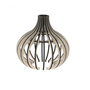 Imagem de Luminária Teto Tipo Pendente Diana Mdf - Completa Cor: Mdf Cru