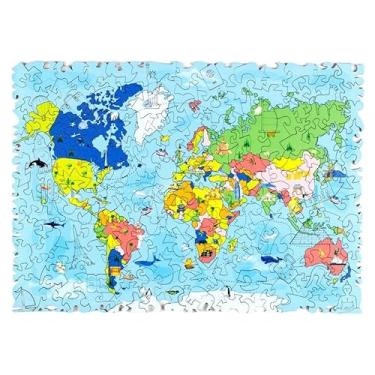 Imagem de Quebra-cabeça Mapa Mundi 200 Pçs - Oficial