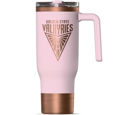 Imagem de Hydrapeak x WNBA Voyager oficialmente licenciado Golden State Valkyries 1,134 g com alça e tampa de canudo, copo isolado à prova de vazamento, adequado para copo