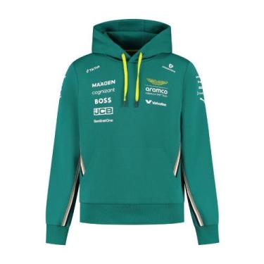 Imagem de Moletom Oficial Aston Martin F1 Team 2025 - STICHD, G, Verde