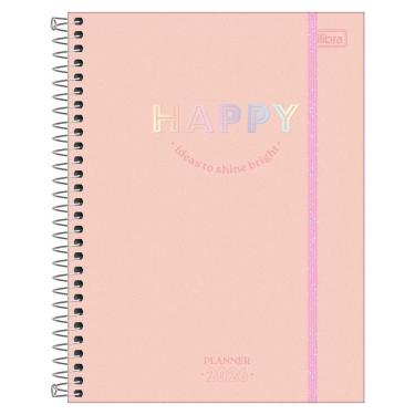 Imagem de Planner Semanal 2026 Esp M7 80Fls Happy Salmão Tilibra