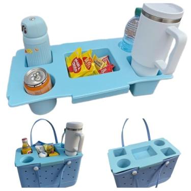 Imagem de Suporte de telefone superior para Stanley, compatível com bolsa Bogg XL, capa, organizador de copos, impermeável, caixa de armazenamento multifuncional de silicone para acampamento ao ar livre