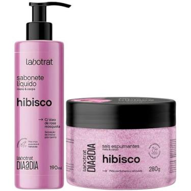 Imagem de Kit Sabonete Liquido + Sais Corpo E Rosto Labotrat Dia A Dia Cheiro De