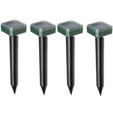 Imagem de Repelente Solar Ultrassonico Kit 4 Uni Anti Inseto Escorpiao Cobra Rat