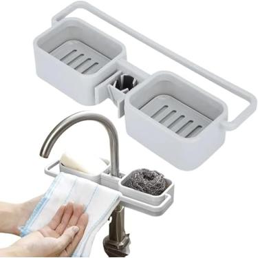 Imagem de Porta Sabão Bucha Esponja Suporte Para Pia E Torneira