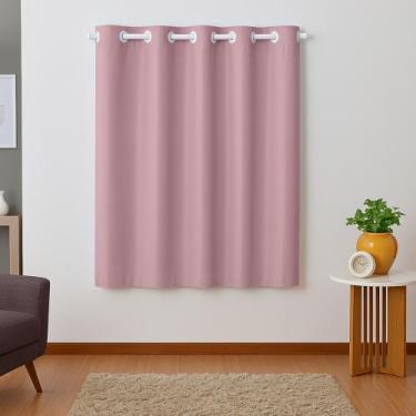 Imagem de Cortina Blackout Corta Luz 1,10 X 1,30 Antimofo Sala Quarto Cozinha - 