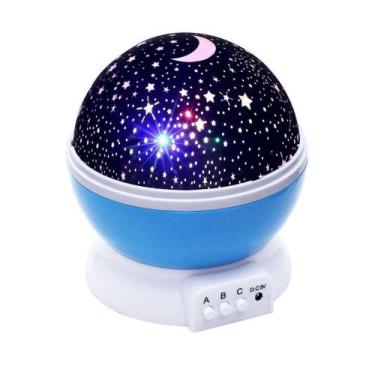 Imagem de Luminária Projetor Estrela Galaxy ul USB/Pilha 13x12,5cm - Top Total