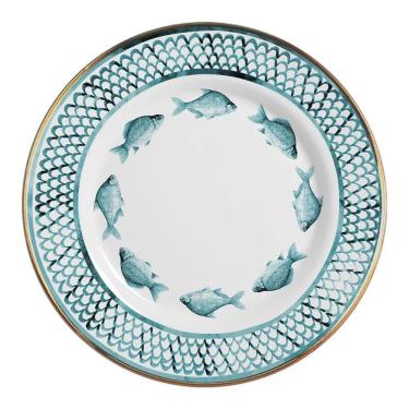 Imagem de Conjunto 6 Pratos Riviera Alleanza 29cm - Cerâmica Premium