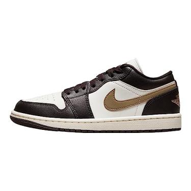 Imagem de Nike Tênis feminino Air Jordan 1 Low, Algae Sail Marrom Sombra Marrom, 39