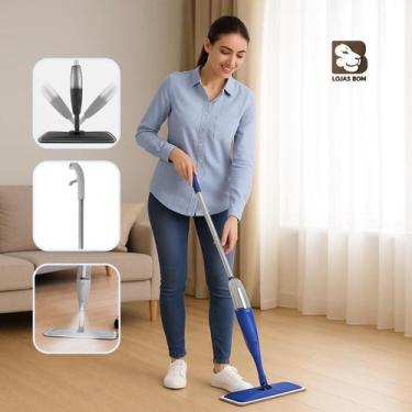 Imagem de Vassoura Rodo Magico Mop Spray Giratório Com Reservatório Rodo De Limp