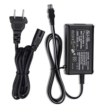 Imagem de Adaptador de fonte de alimentação CA AC-L100, substituição para Sony AC-L10A, AC-L10B, AC-L10C AC-L15A/B AC-L100C, para câmeras Sony Handycam CCD-TRV77 CCD-TRV88 CCD-TRV9X DCR-TRV6E MVC-FD
