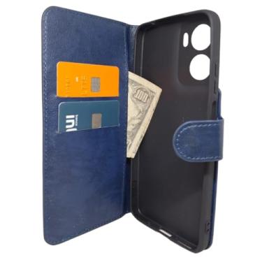 Imagem de Capa Carteira para Xiaomi Poco X7 Pro Azul Marinho