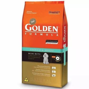 Imagem de Ração Golden Cães Adultos Frango Mini Bits 10,1 kg, Frango, Frango, Ra