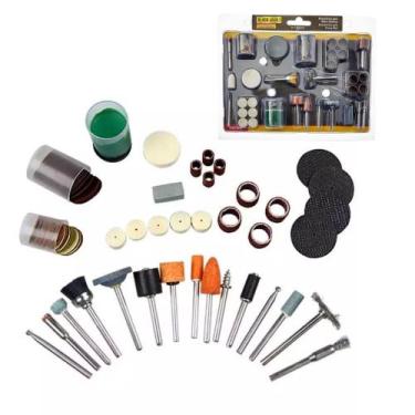 Imagem de Acessórios para Micro Retífica com 105 Peças Black Jack